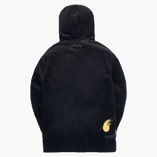 Kith x Disney Carlton Corduroy Zip Hoodie Black
