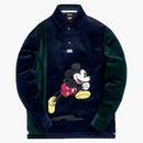 Kith X Disney Corduroy Vertical Rugby Navy
