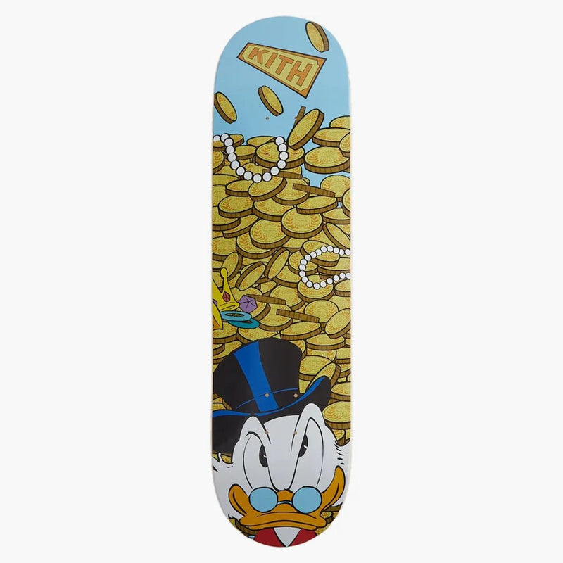 Kith X Disney Donald Duck Scrooge Skateboard Deck