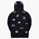 Kith X Disney Mickey Aop Patch Hoodie Black