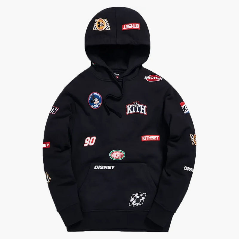 ☆ KITH x Disney Mickey AOP Patch hoodie コラボパーカー ☆ Kith X Disney Hoodie Black – bei HYPENEEDZ kaufen