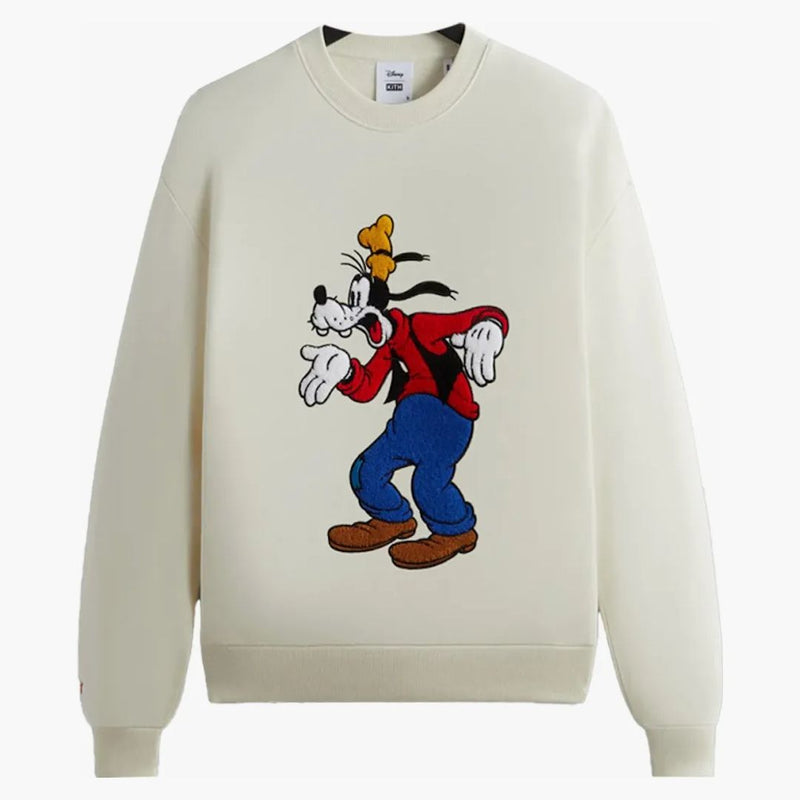Kith X Disney Mickey & Friends Astonished Goofy Vintage Crewneck Sandrift