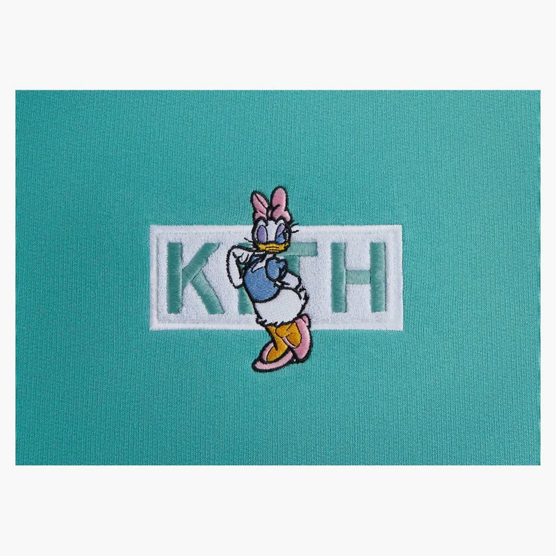 Kith X Disney Mickey & Friends Daisy Duck Classic Logo Crewneck Mykonos