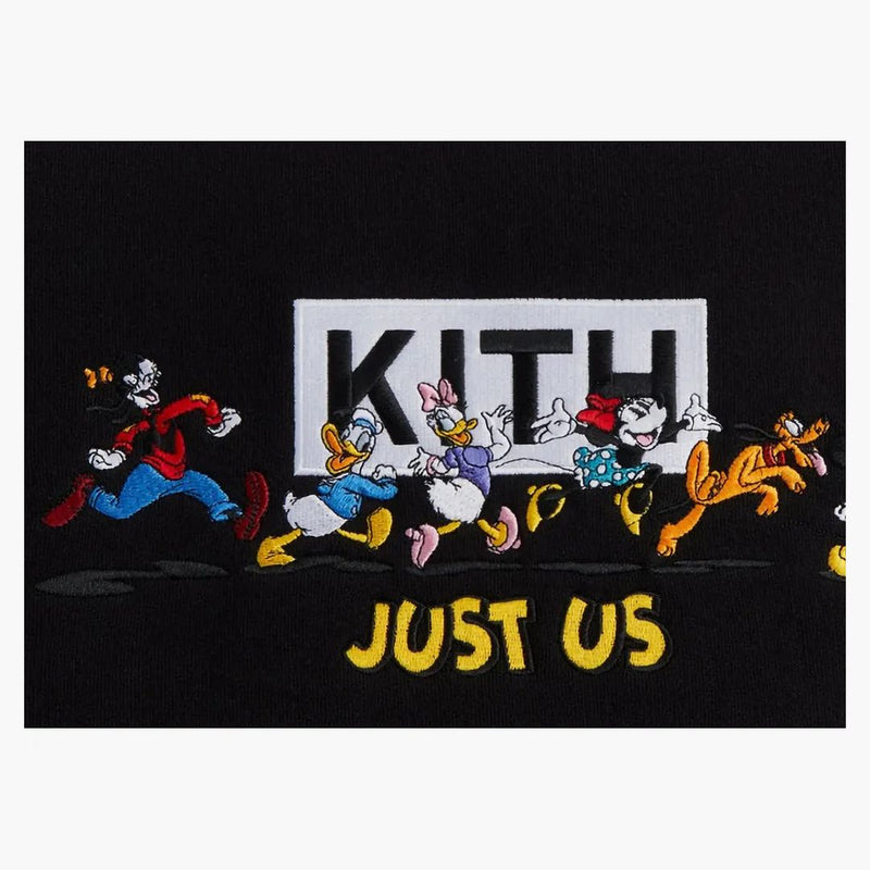 Kith X Disney Mickey & Friends Family Crewneck Black