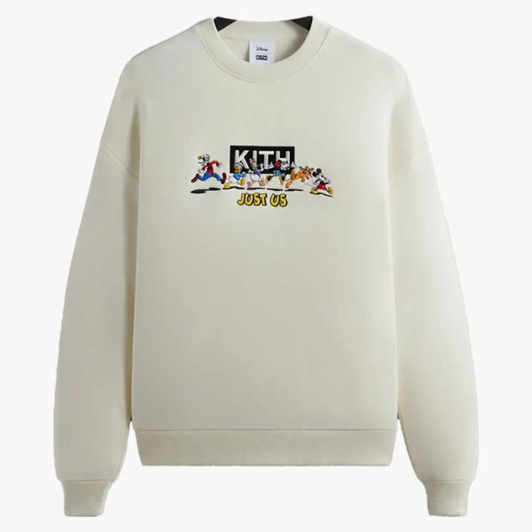 Kith X Disney Mickey & Friends Family Crewneck Sandrift