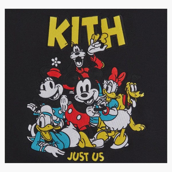 Kith X Disney Mickey & Friends Forever Vintage Crewneck Black