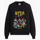 Kith X Disney Mickey & Friends Forever Vintage Crewneck Black