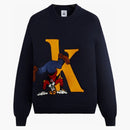 Kith X Disney Mickey & Friends Goofy K Crewneck Sweater Nocturnal