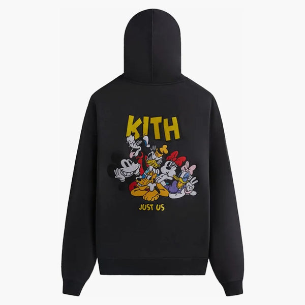 Kith x Disney Mickey & Friends Just Us Williams III Hoodie Black