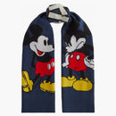 Kith X Disney Mickey & Friends Knitted Mickey Scarf Nocturnal Heather