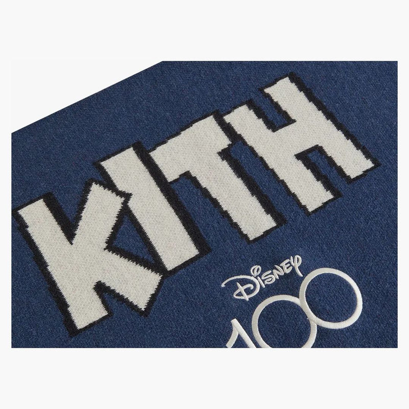 Kith x Disney Mickey & Friends pletený mickey šátek Nocturnal Heather