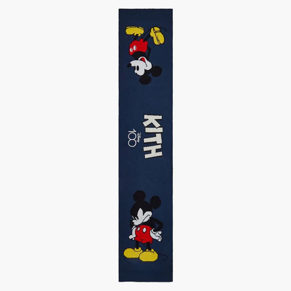 Kith X Disney Mickey & Friends Sticked Mickey Scarf Nocturnal Heather