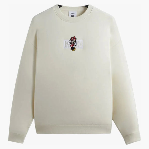 Kith X Disney Mickey & Friends Minnie Classic Logo Crewneck Sandrift