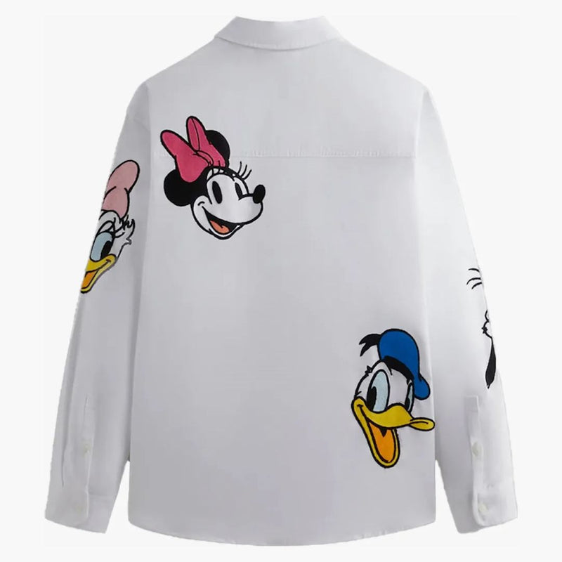Kith X Disney Mickey & Friends Oxford Apollo Shirt White