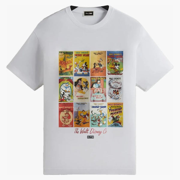 KITH X Disney Mickey & Friends Poster Vintage Tee White