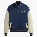 Kith X Disney Mickey & Friends Wyona Full Zip Sweater Heather Indigo