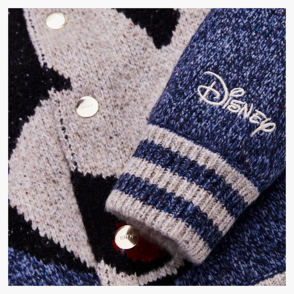 Kith x Disney Varsity Jacket Navy