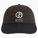 Kith X Giorgio Armani Two Tone Baseball Cap Hickory