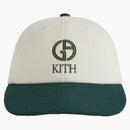 Kith X Giorgio Armani Two Tone Baseball Cap Sandrift