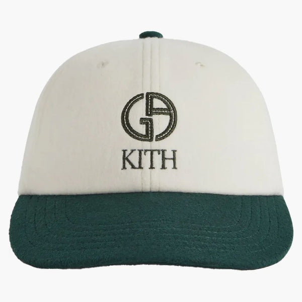 Kith X Giorgio Armani Two Tone Baseball Cap Sandid