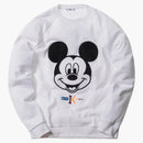 Kith X Iceberg Mickey Crewneck White
