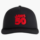 Kith X Jaws 50 Poly Foam Nolan Trucker Hat Black