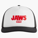 Kith X Jaws Ripple Poly Foam Nolan Trucker Hat Black