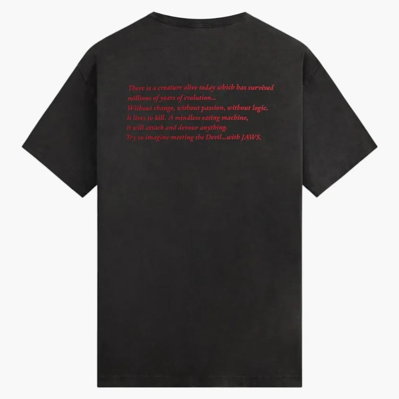 Kith X Jaws Shark Attack Vintage Tee Black