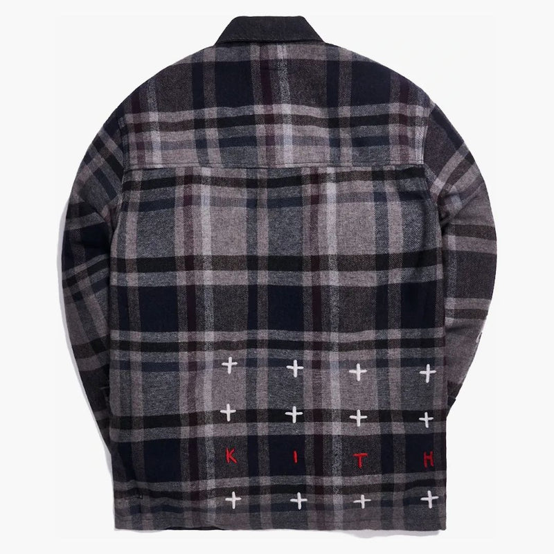 Kith x Ksubi Kace Zip Shirt Dark Plaid