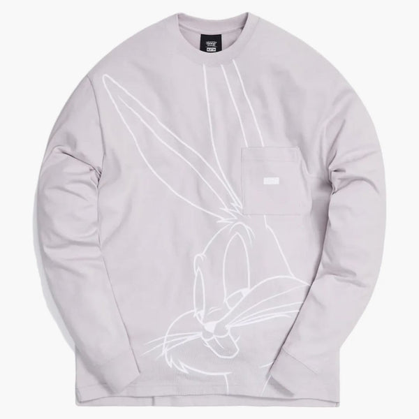 Kith X Looney Tunes Bugs Ls Pocket Quinn Tee Mushroom