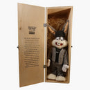 Kith X Looney Tunes F&f Wooden Box Bugs Bunny Plush Grey