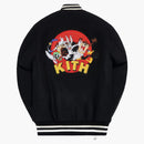 Kith X Looney Tunes Golden Bear Varsity Jacket Black