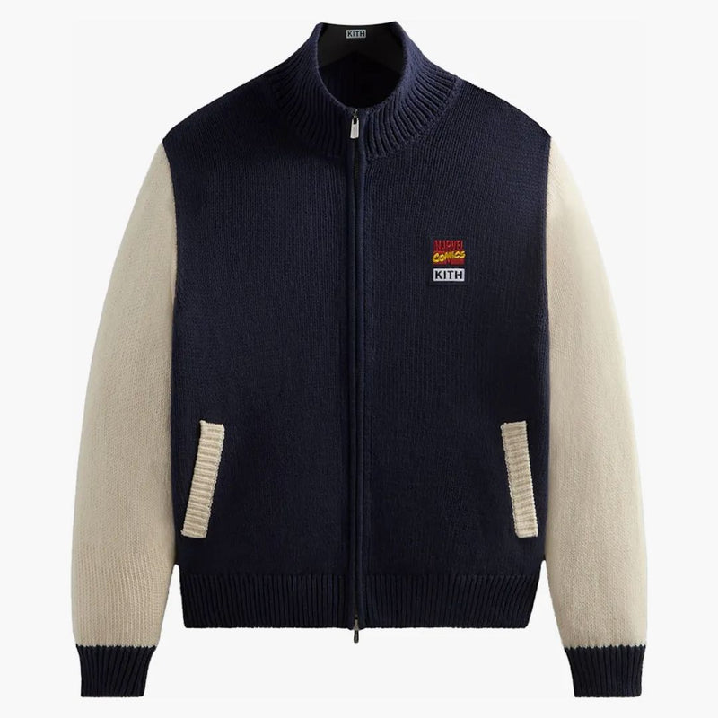 Kith X Marvel Comics Wyona Full Zip Sweater Nocturnal