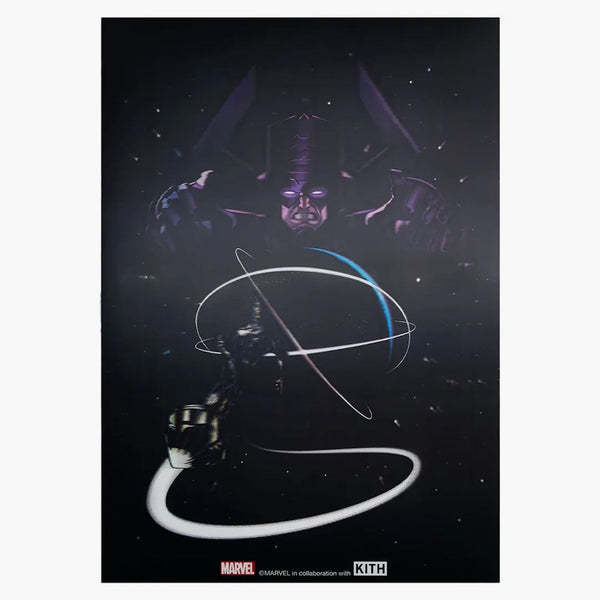 Kith X Marvel Galactus & Silver Surfer Lenticular Poster Multi
