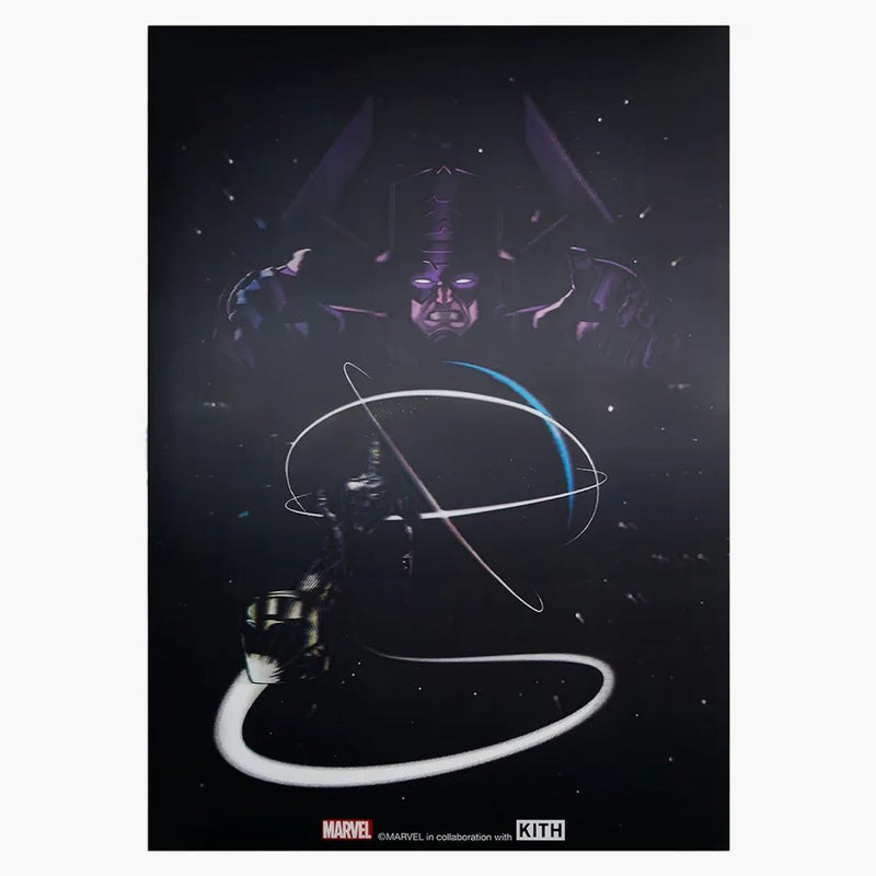 Kith X Marvel Galactus & Silver Surfer Lenticular Poster Multi