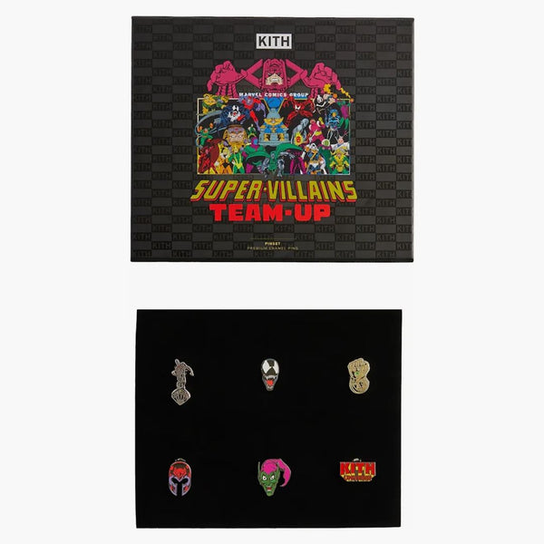 Kith x Marvel Super Villain Pin Set Multi