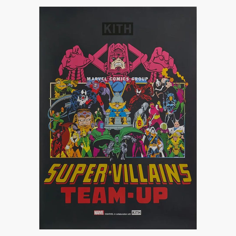 Kith X Marvel Supervillains affisch Multi