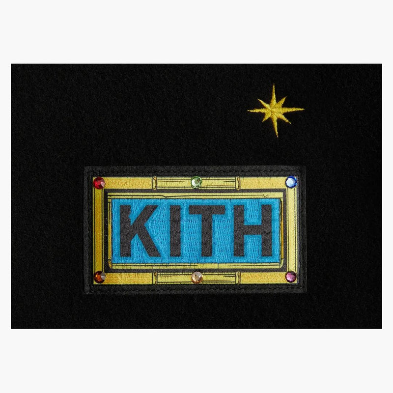 Kith X Marvel Universe Varsity Jacket Black/blue