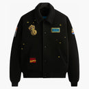 Kith X Marvel Universe Varsity Jacket Black/blue
