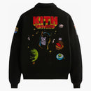 Kith X Marvel Universe Varsity Jacket Black/purple