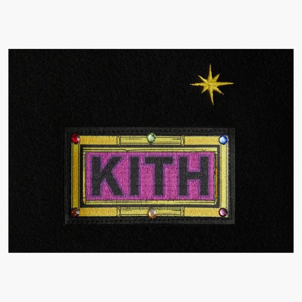 Kith X Marvel Universe Varsity Jacket Black/purple