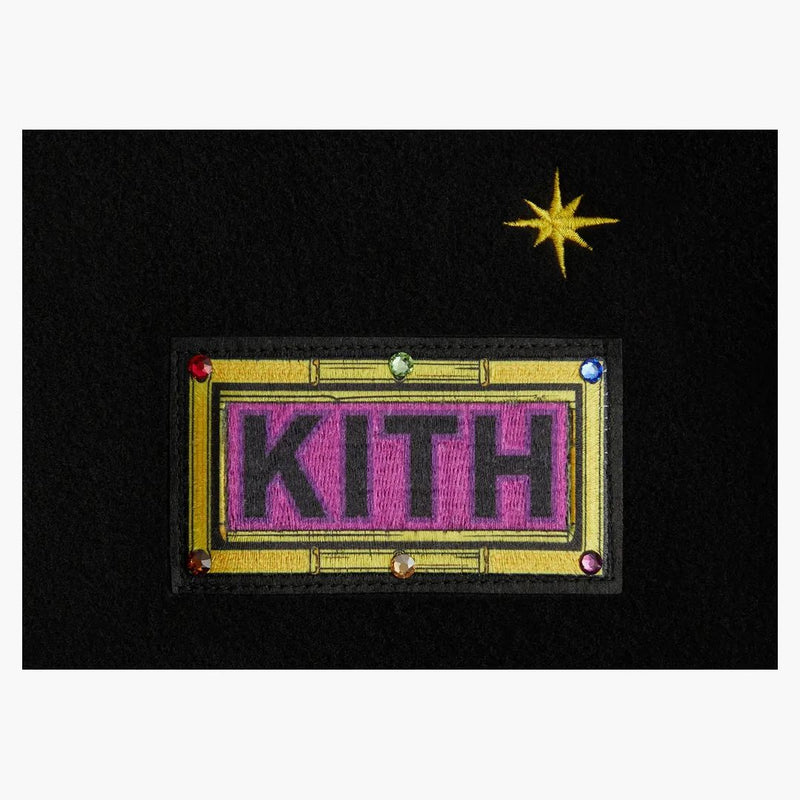 Kith X Marvel Universe Varsity Jacket Black/purple