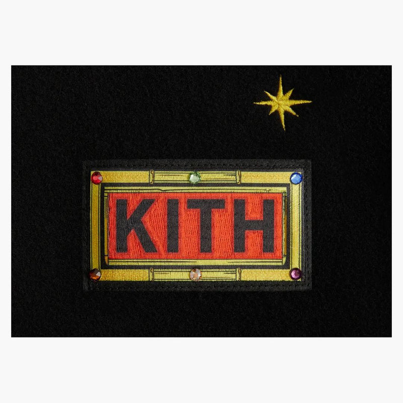 Kith X Marvel Universe Varsity Jacket Black/red
