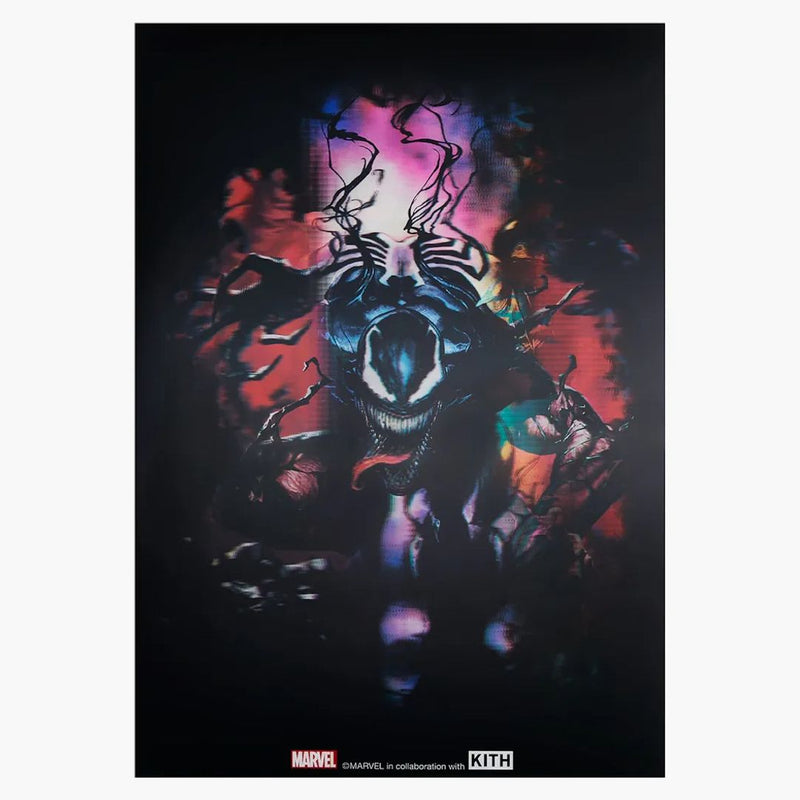 Kith X Marvel Venom & Carnage Lenticular Poster Multi