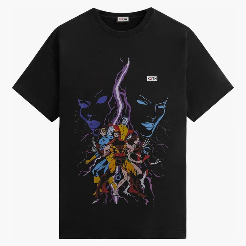 Kith X Marvel X-men Clash Vintage Tee Black