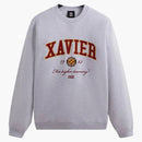 Kith X Marvel X-men Xavier Institute Varsity Crewneck Light Heather Grey Ph