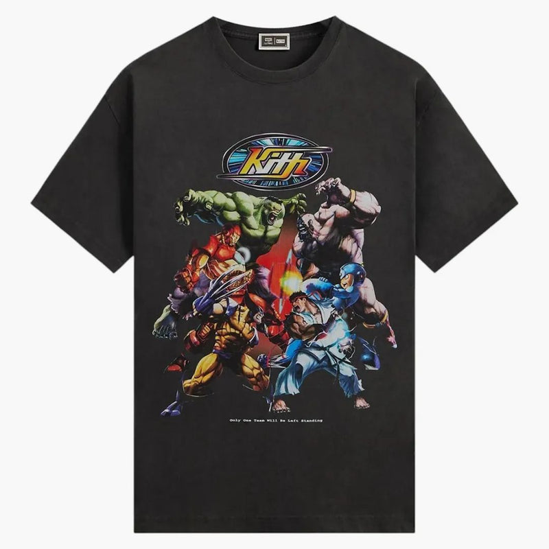Kith X Marvel Vs. Capcom Final Fight Vintage Tee Black