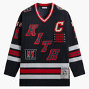 Kith X Mitchell & Ness For The New York Rangers Mark Messier Jersey Navy