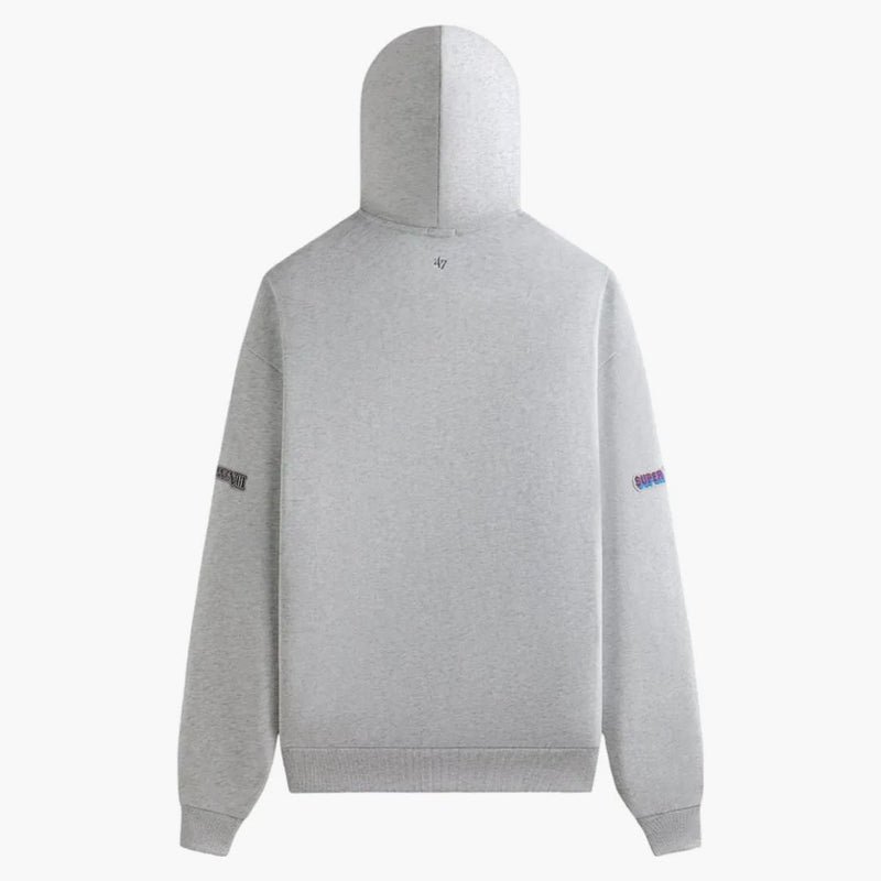 Kith X Nfl 47 Dolphins Nelson Hoodie Light Heather Grey