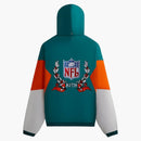 Kith X Nfl 47 Dolphins Quarter Zip Anorak With Hood Center